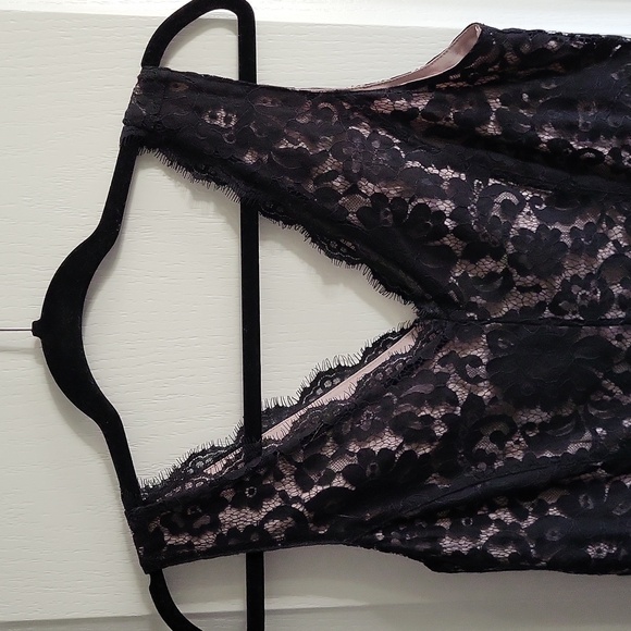 NWT LOFT Outlet lace dress, black - Picture 4 of 4